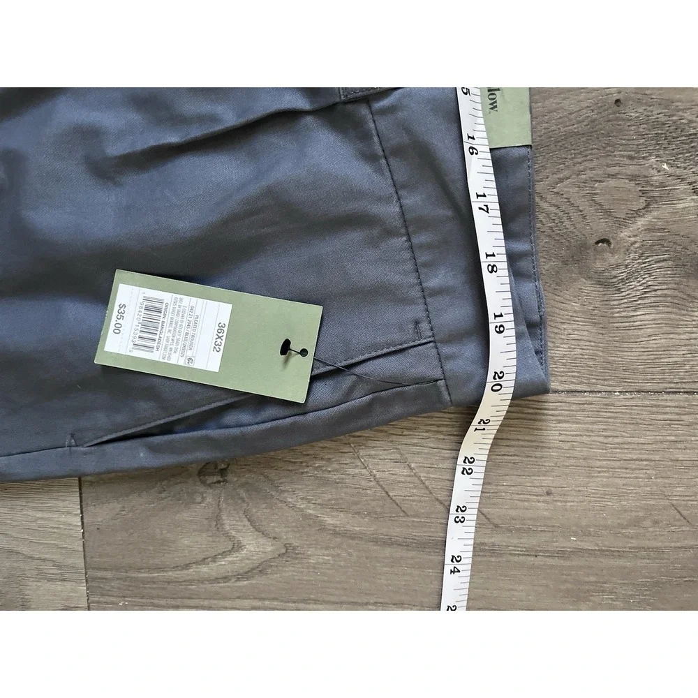 Goodfellow & Co Men's Pleated Trouser Pants Size 36x32 Gray New with Tags